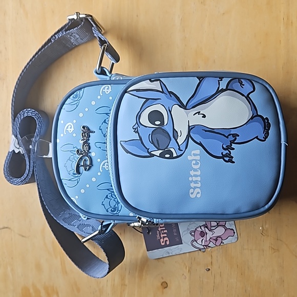 DISNEY STICH CELLPHONE CROSSBODY BAG - Picture 1 of 12